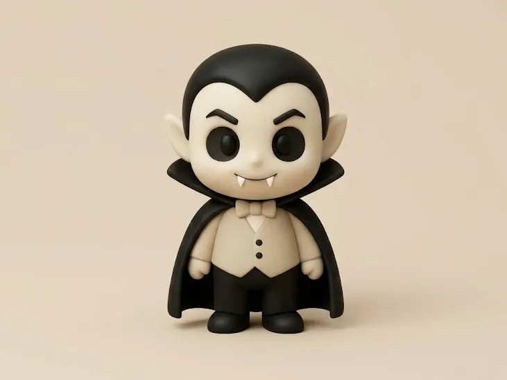 Cute Halloween Dracula Figurine - Ghosts & Spooky Figures, in stock