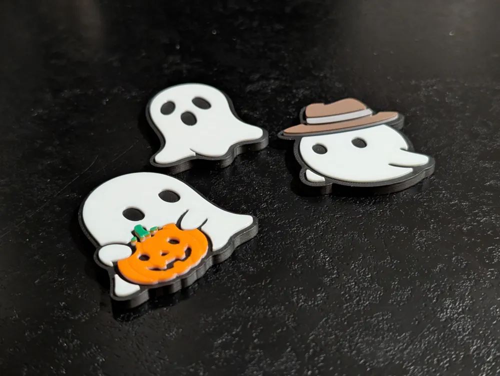 Cute Halloween Ghosts Magnet Set, photo 3 of 4 - Cute Halloween Ghosts Magnet Set Household