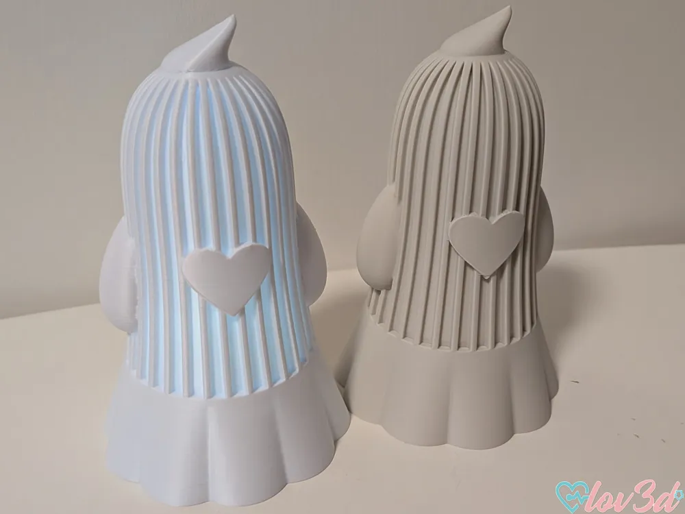 Cute Heart Ghost Tealight Set, photo 3 of 4 - Cute Heart Ghost Tealight Set Household