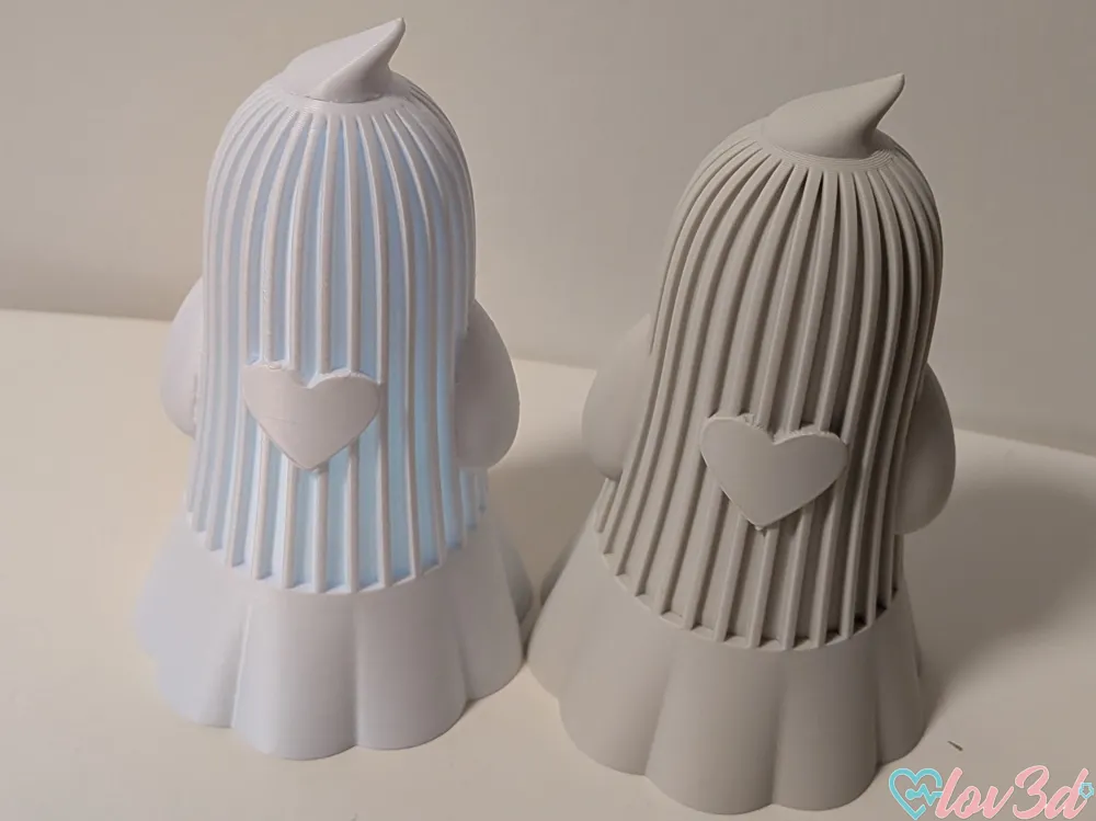 Cute Heart Ghost Tealight Set, photo 4 of 4 - Cute Heart Ghost Tealight Set Household
