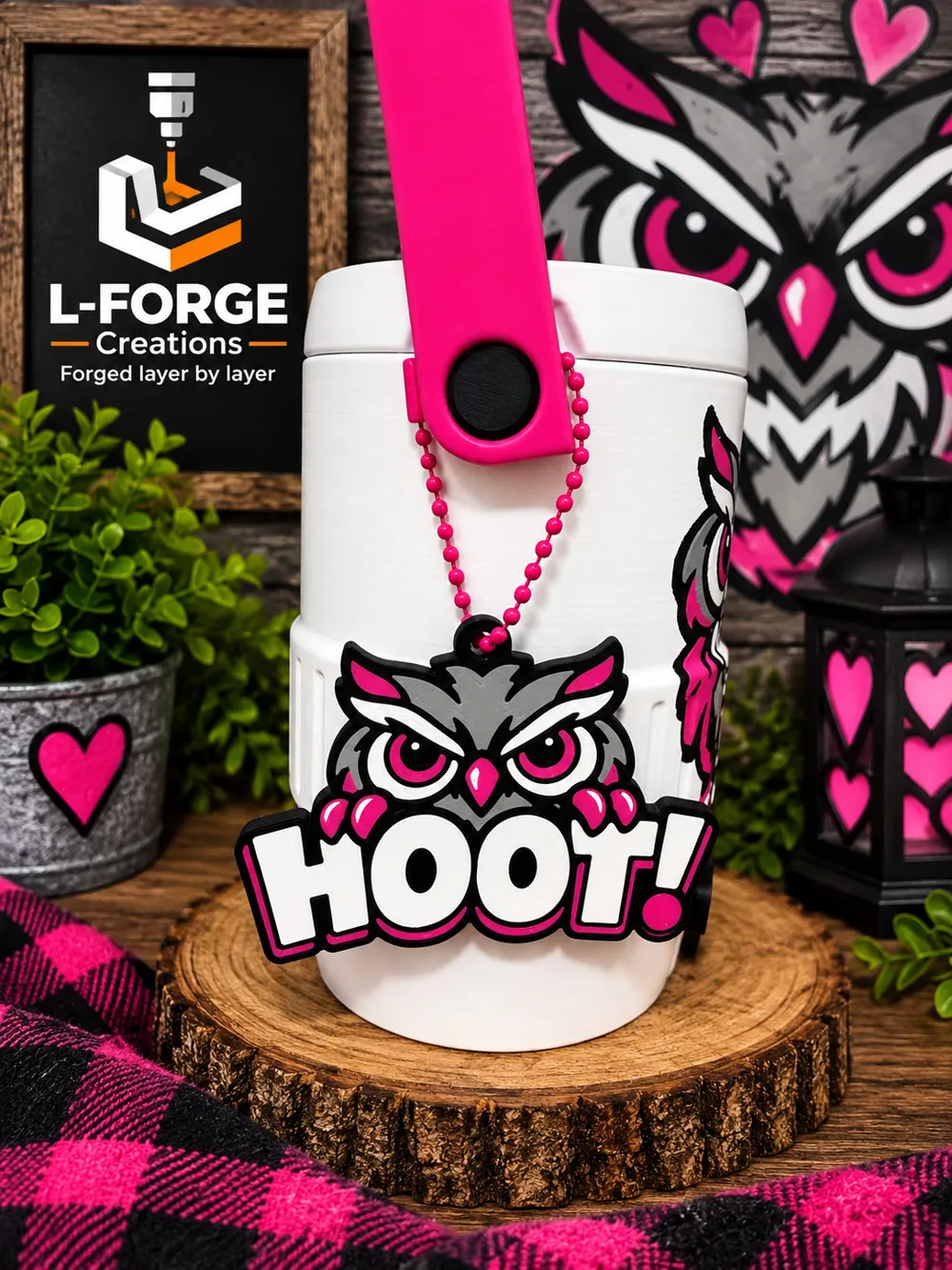 Cute Owl Keychain | Adorable Hoot Owl, photo 2 of 4 - Cute Owl Keychain | Adorable Hoot Owl Fashion
