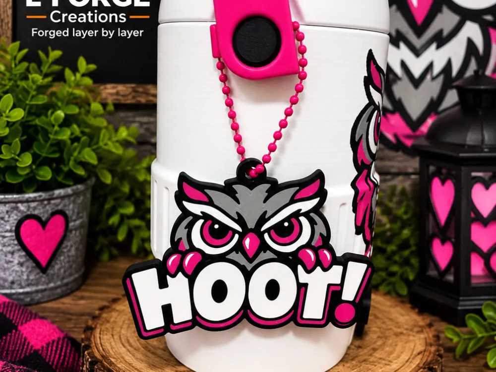 Cute Owl Keychain | Adorable Hoot Owl, photo 4 of 4 - Cute Owl Keychain | Adorable Hoot Owl Fashion