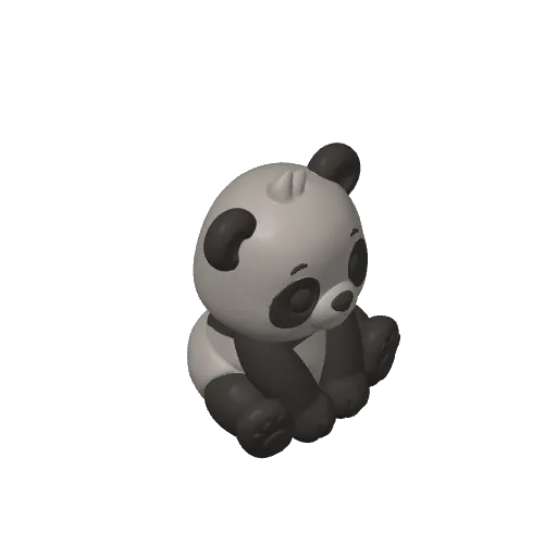 Cute Panda, Adorable Baby Panda, photo 3 of 3 - Cute Panda, Adorable Baby Panda Miniatures
