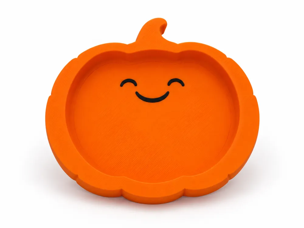 Cute Pumpkin Catchall Tray Halloween Autumn Decor, photo 3 of 4 - Cute Pumpkin Catchall Tray Halloween Autumn Decor Household