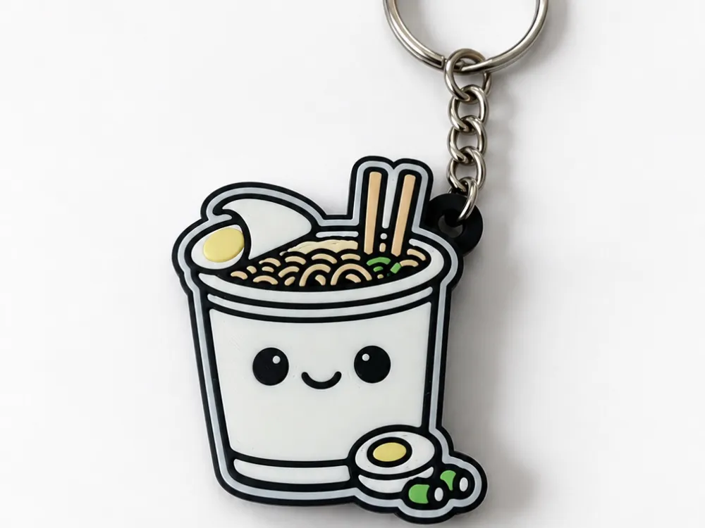 Cute Ramen Keychain, photo 4 of 4 - Cute Ramen Keychain Generative Art
