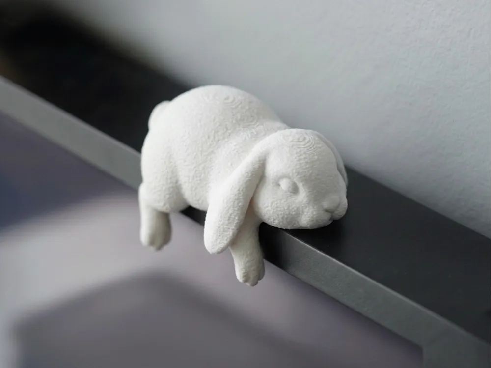 Cute Sleepy Bunny - Monitor Buddy
