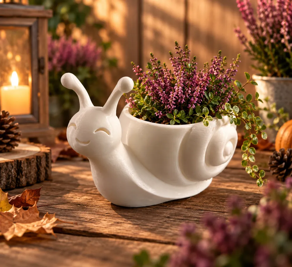 Cute Snail, Planter & Candy Bowl, photo 3 of 4 - Cute Snail, Planter & Candy Bowl Household