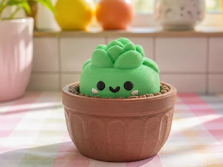 Cute Succulent Clicker Kawaii Plant Fidget Toy - Button & Click Fidgets, in stock
