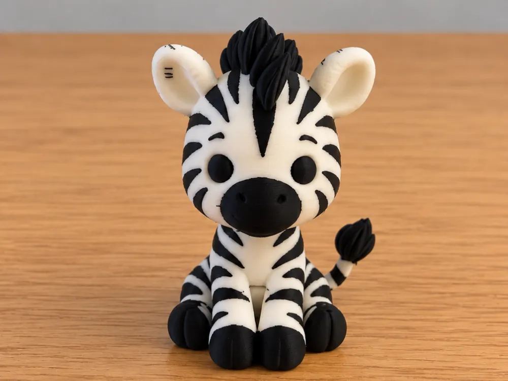 Adorable Baby Zebra, photo 2 of 3 - Adorable Baby Zebra Miniatures