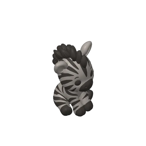 Adorable Baby Zebra, photo 3 of 3 - Adorable Baby Zebra Miniatures