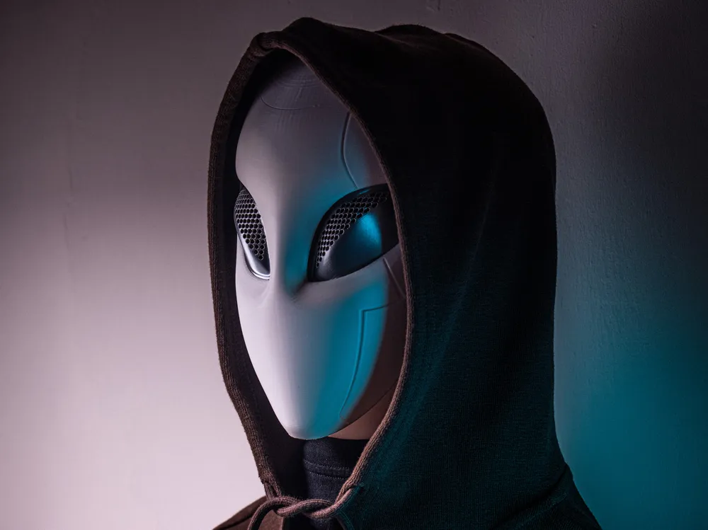 CYBER ALIEN MASK, photo 3 of 4 - CYBER ALIEN MASK Props & Cosplay