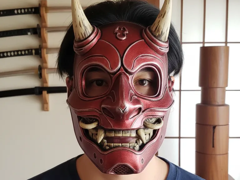 Cyber Oni Maske, Cyberpunk meets Tradition