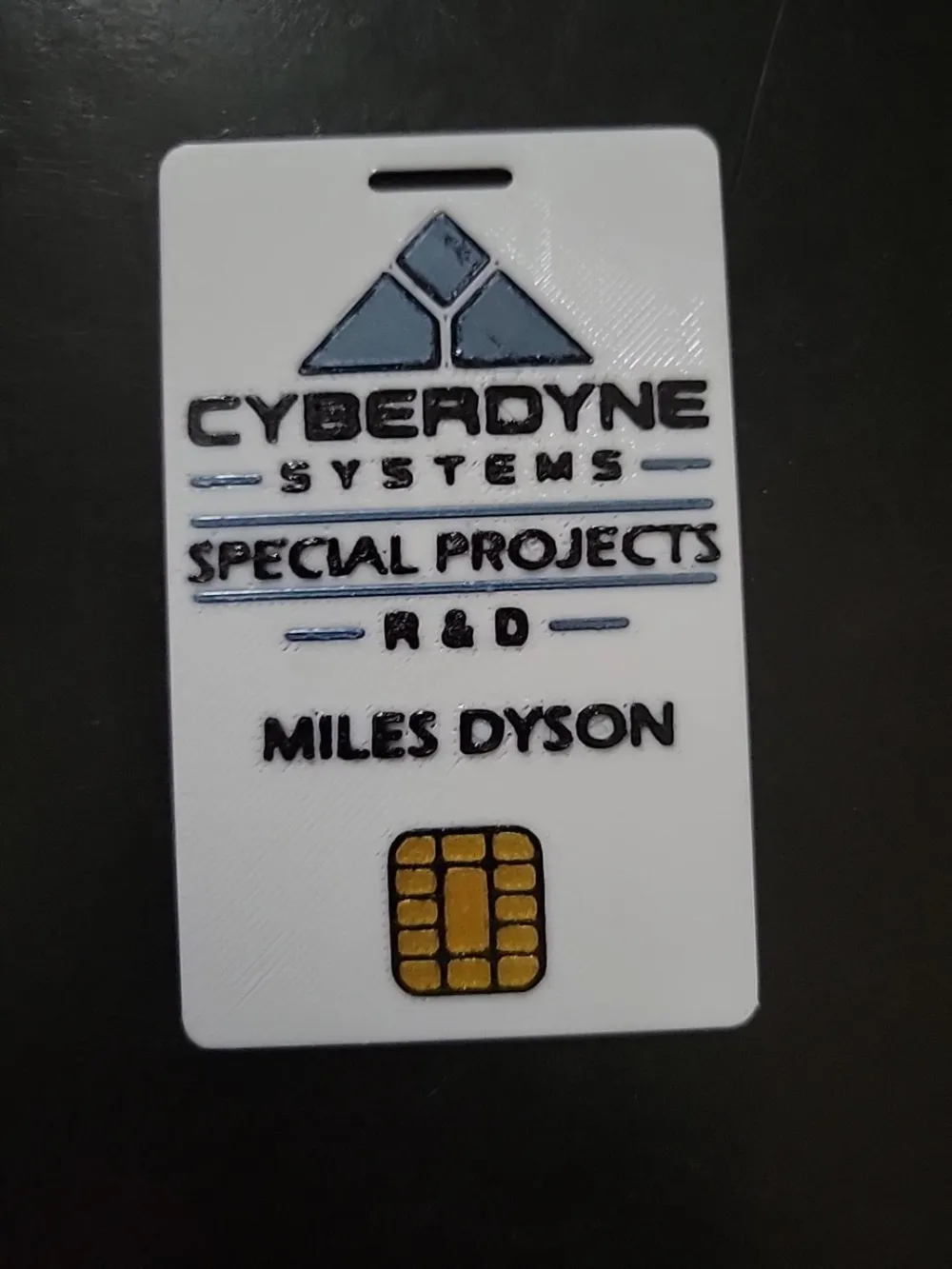 Cyberdyne Systems ID Badge, photo 2 of 4 - Cyberdyne Systems ID Badge Figurines & Collectibles