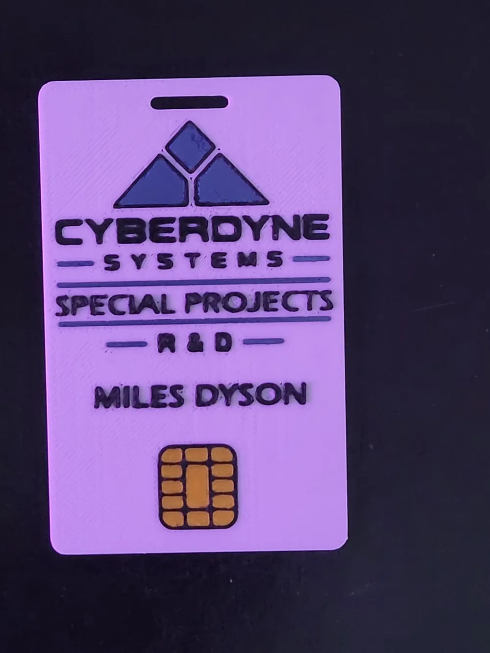 Cyberdyne Systems ID Badge, photo 3 of 4 - Cyberdyne Systems ID Badge Figurines & Collectibles