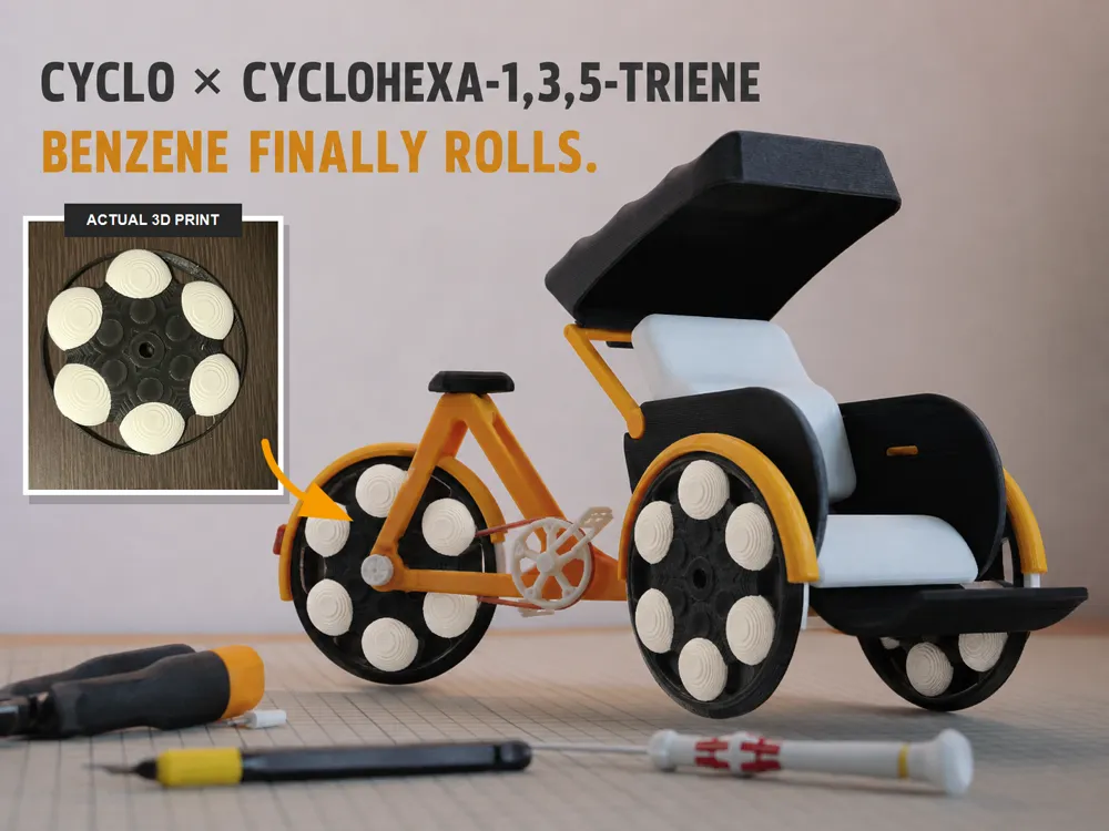 Cyclohexatriene Cyclo, Benzene Finally Rolls, photo 2 of 3 - Cyclohexatriene Cyclo, Benzene Finally Rolls Education