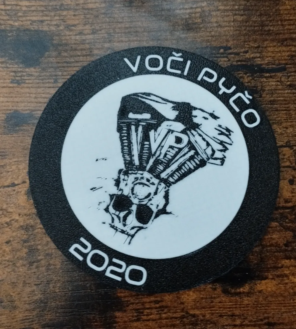 Czech motorcycle gang coaster - Coasters, in stock in India