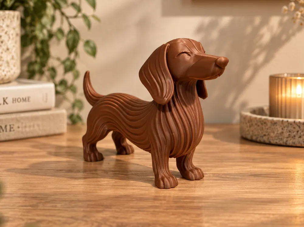 Dachshund - Japandi Style - Dog - Dog Breed Figurines, in stock