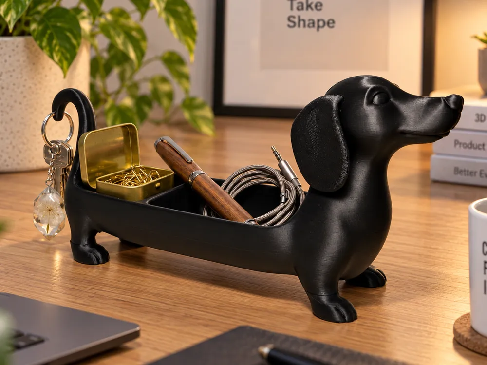 Dachshund-shaped tray - Organizers, in stock in India