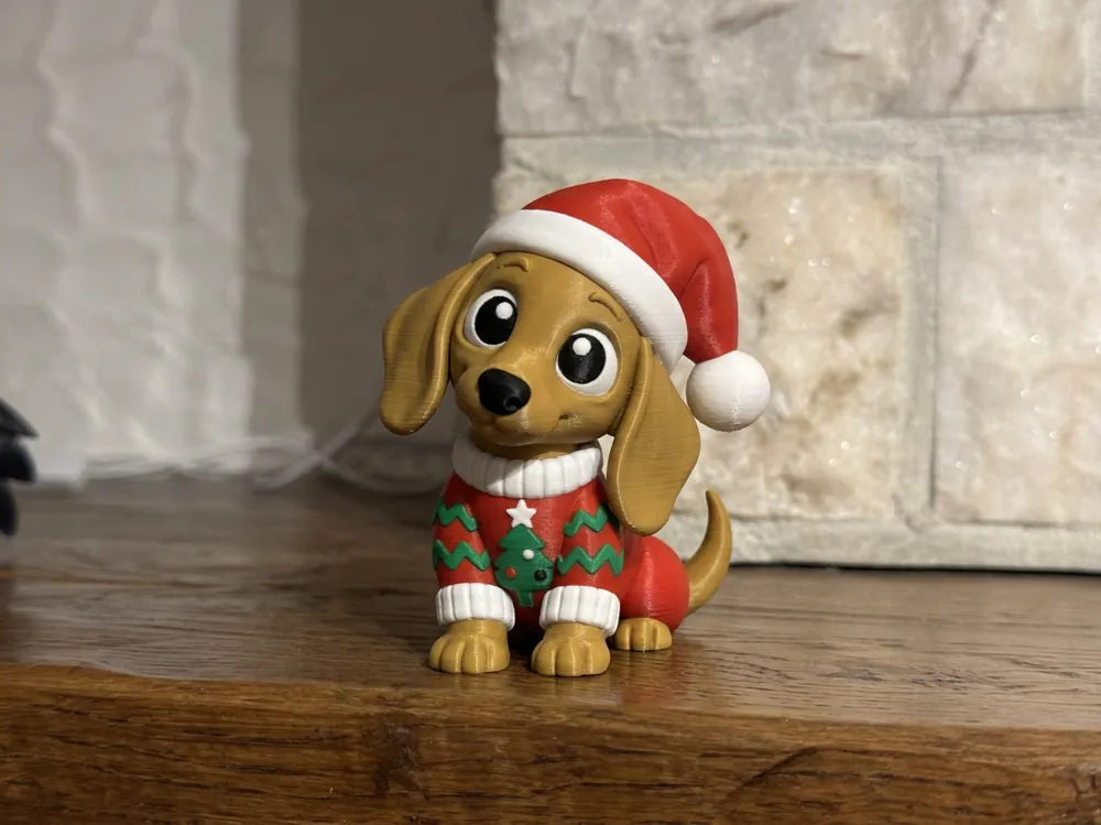 Dachshund Ugly Sweater Christmas Animal Friends, photo 4 of 4 - Dachshund Ugly Sweater Christmas Animal Friends Household
