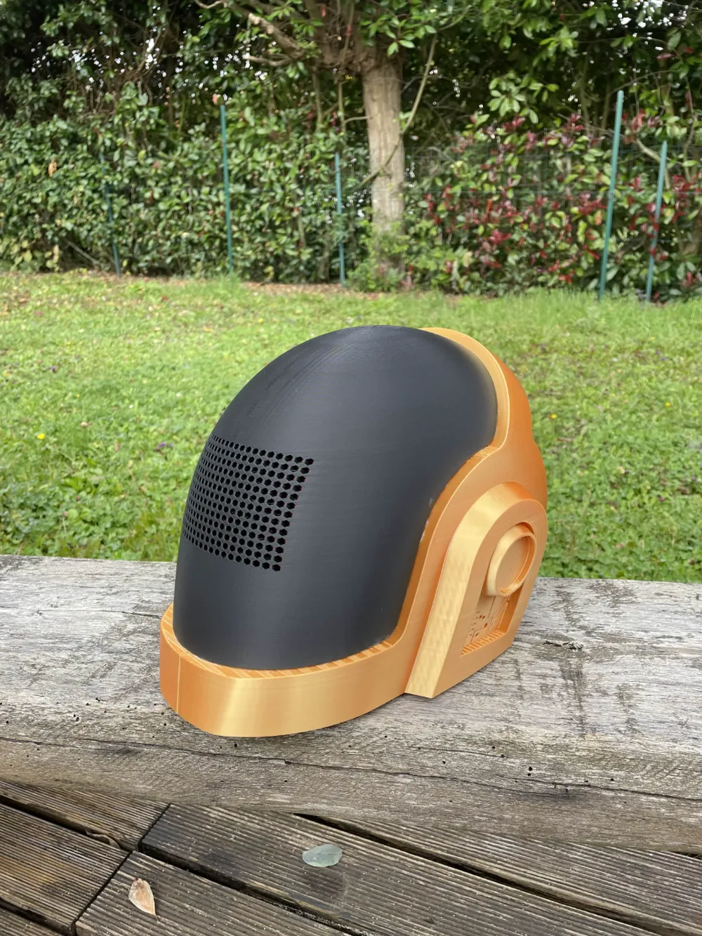 Daft Punk Guy Helmet, photo 3 of 4 - Daft Punk Guy Helmet Props & Cosplay
