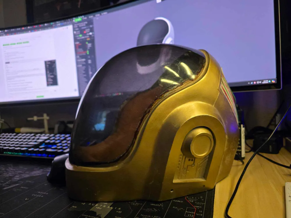 Guy Manuel Helmet, photo 3 of 4 - Guy Manuel Helmet Props & Cosplays