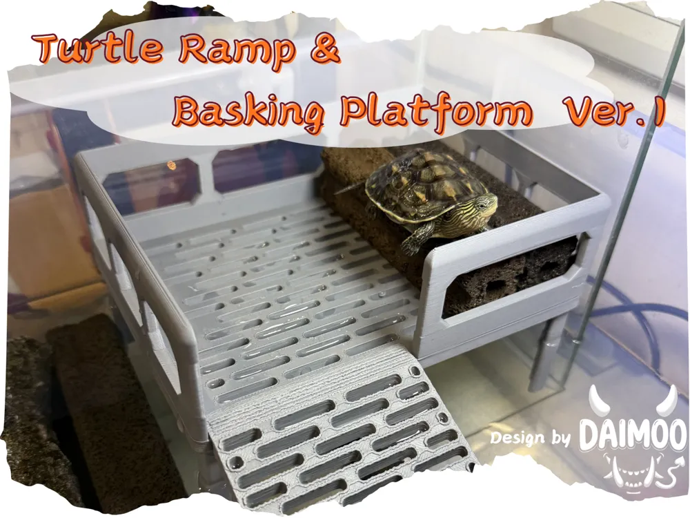 DaiMoO Turtle Ramp & Basking Platform Ver.1