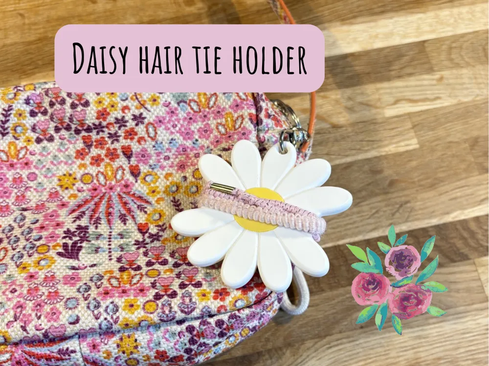 Daisy hair tie holders - Two designs / sizes, photo 4 of 4 - Daisy hair tie holders - Two designs / sizes Household