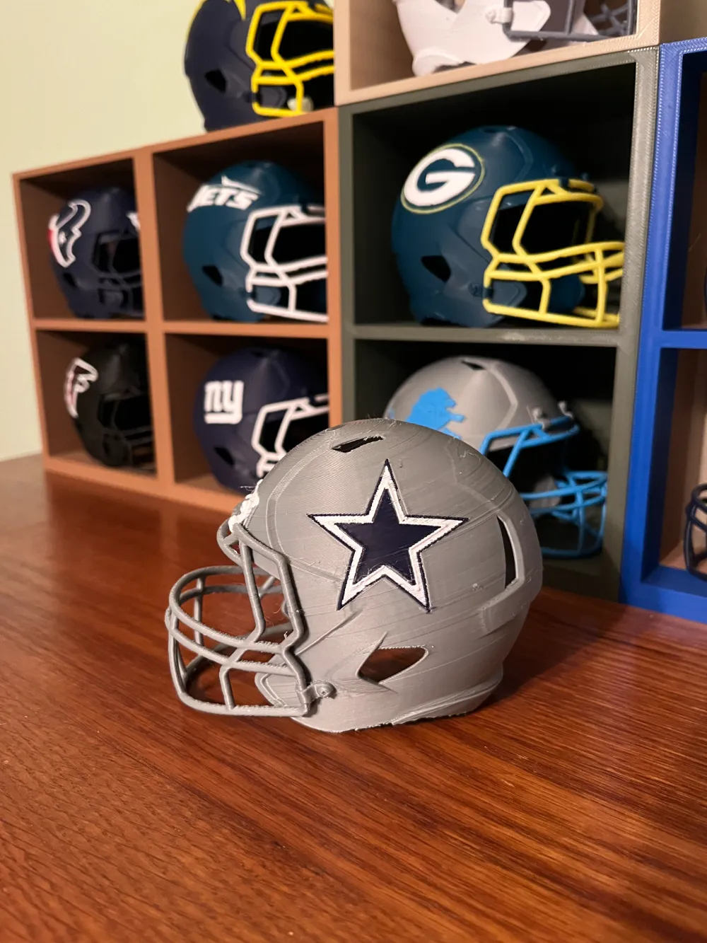 Dallas Cowboys Football Helmet, photo 2 of 4 - Dallas Cowboys Football Helmet Hobby & DIY