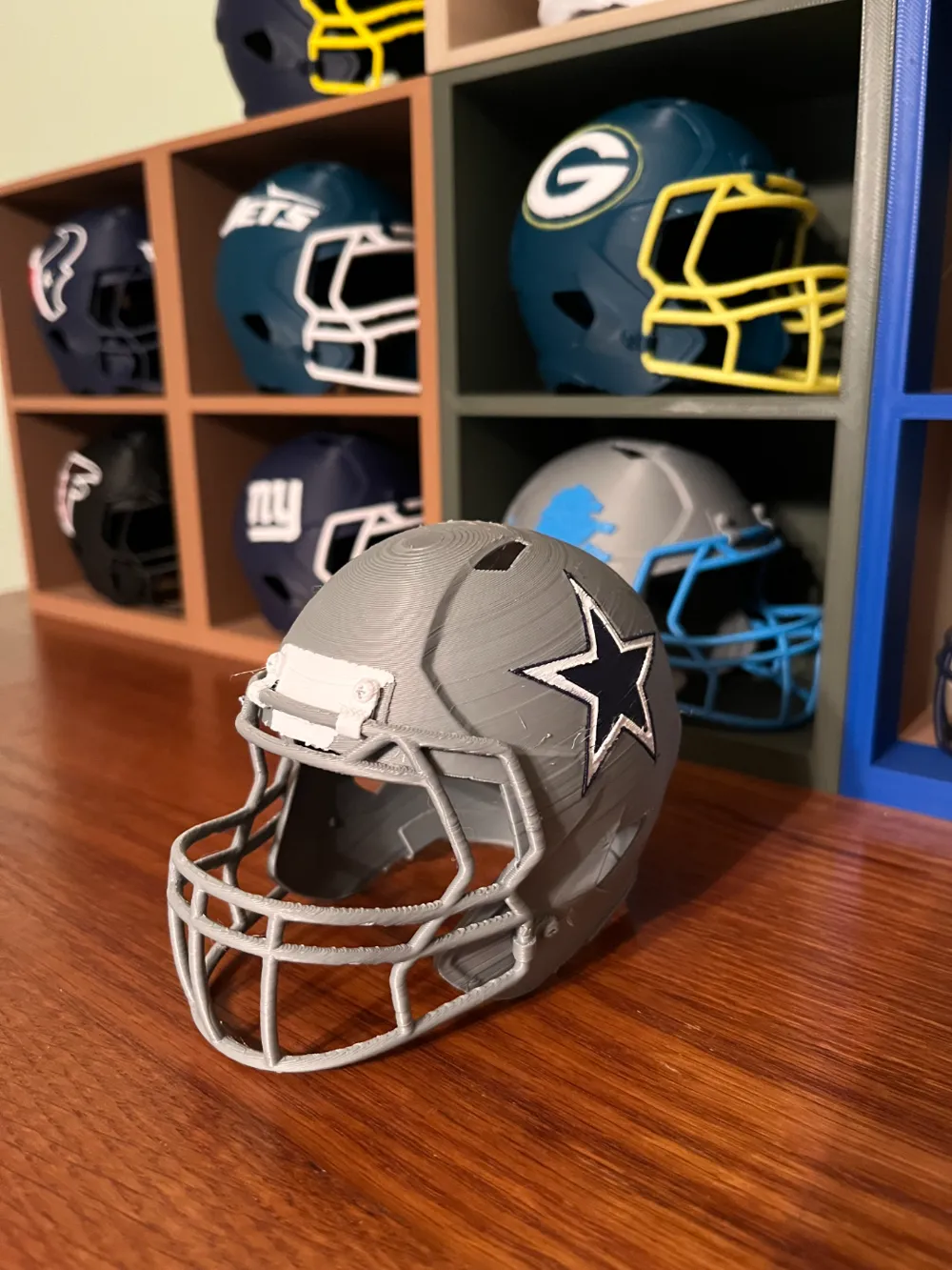 Dallas Cowboys Football Helmet, photo 3 of 4 - Dallas Cowboys Football Helmet Hobby & DIY