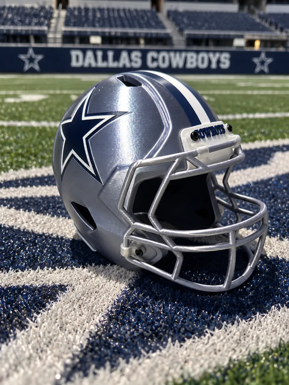Dallas Cowboys Mini Football Helmet, photo 2 of 4 - Dallas Cowboys Mini Football Helmet Sports & Fitness