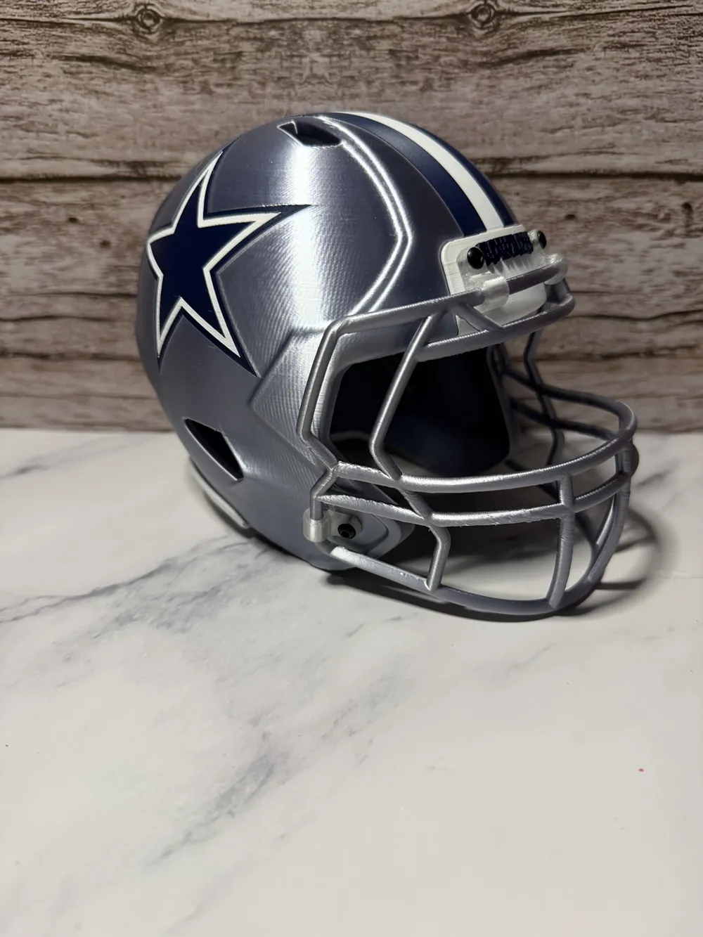Dallas Cowboys Mini Football Helmet, photo 3 of 4 - Dallas Cowboys Mini Football Helmet Sports & Fitness