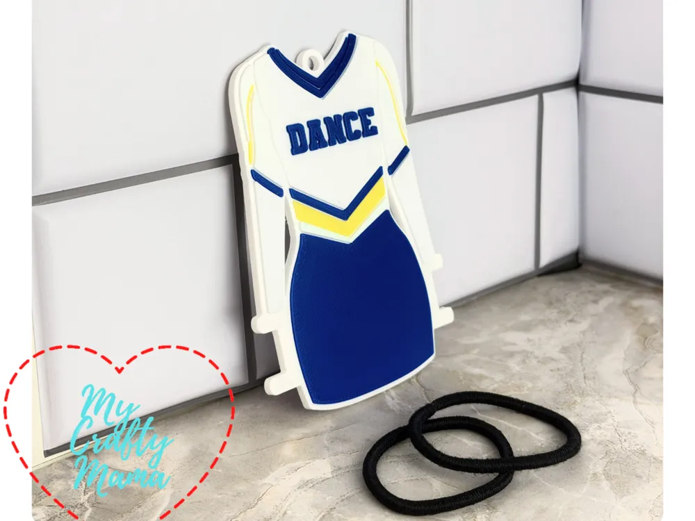 Dance outfit Hair Tie Keychain, photo 4 of 4 - Dance outfit Hair Tie Keychain Fashion