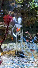 Dancing Skeleton Fish Tank Aeration Ornament, photo 2 of 5 - Aquarium Decor, Caves & Hides, fish tank ornament
