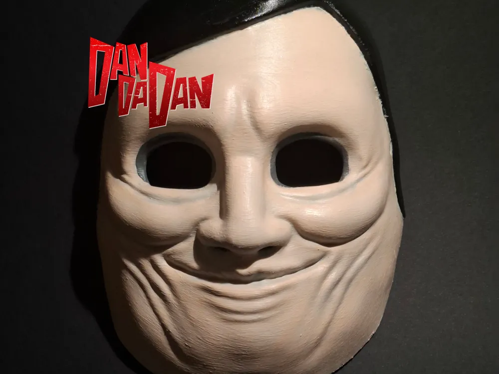 Dandadan Serpo mask, another view - Anime & Manga Masks, cosplay