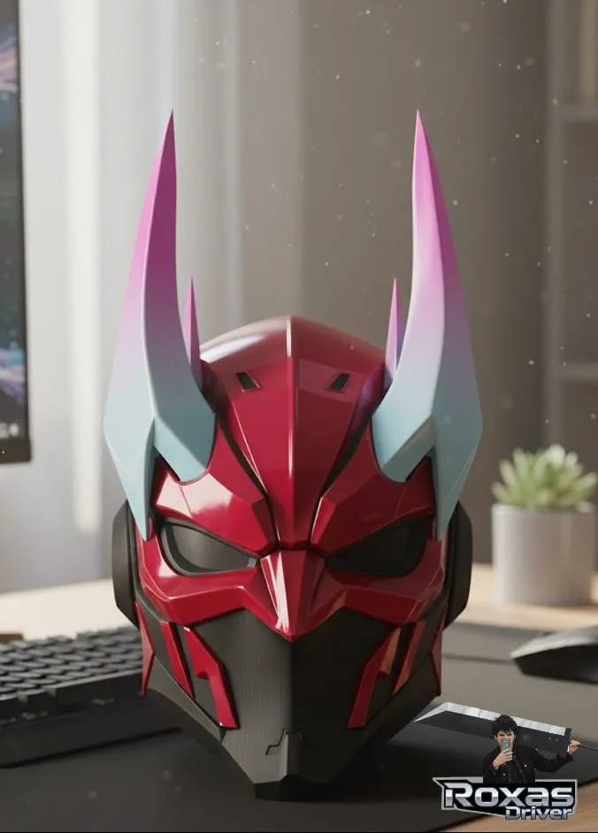 Daredevil 2099 Helmet, photo 3 of 4 - Daredevil 2099 Helmet Props & Cosplay