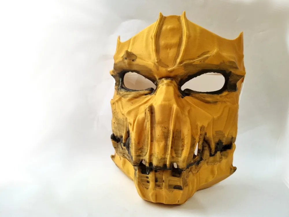 DARK MASK - JOINTED, photo 4 of 4 - DARK MASK - JOINTED Props & Cosplay