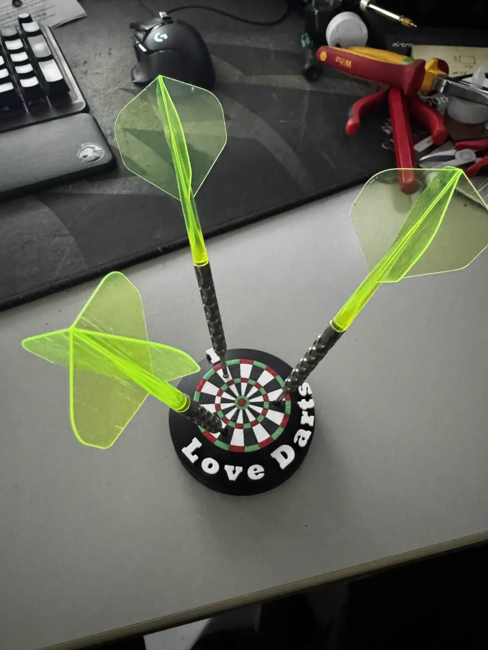 Dart halter I Love darts, photo 2 of 4 - Dart halter I Love darts Hobby & DIY