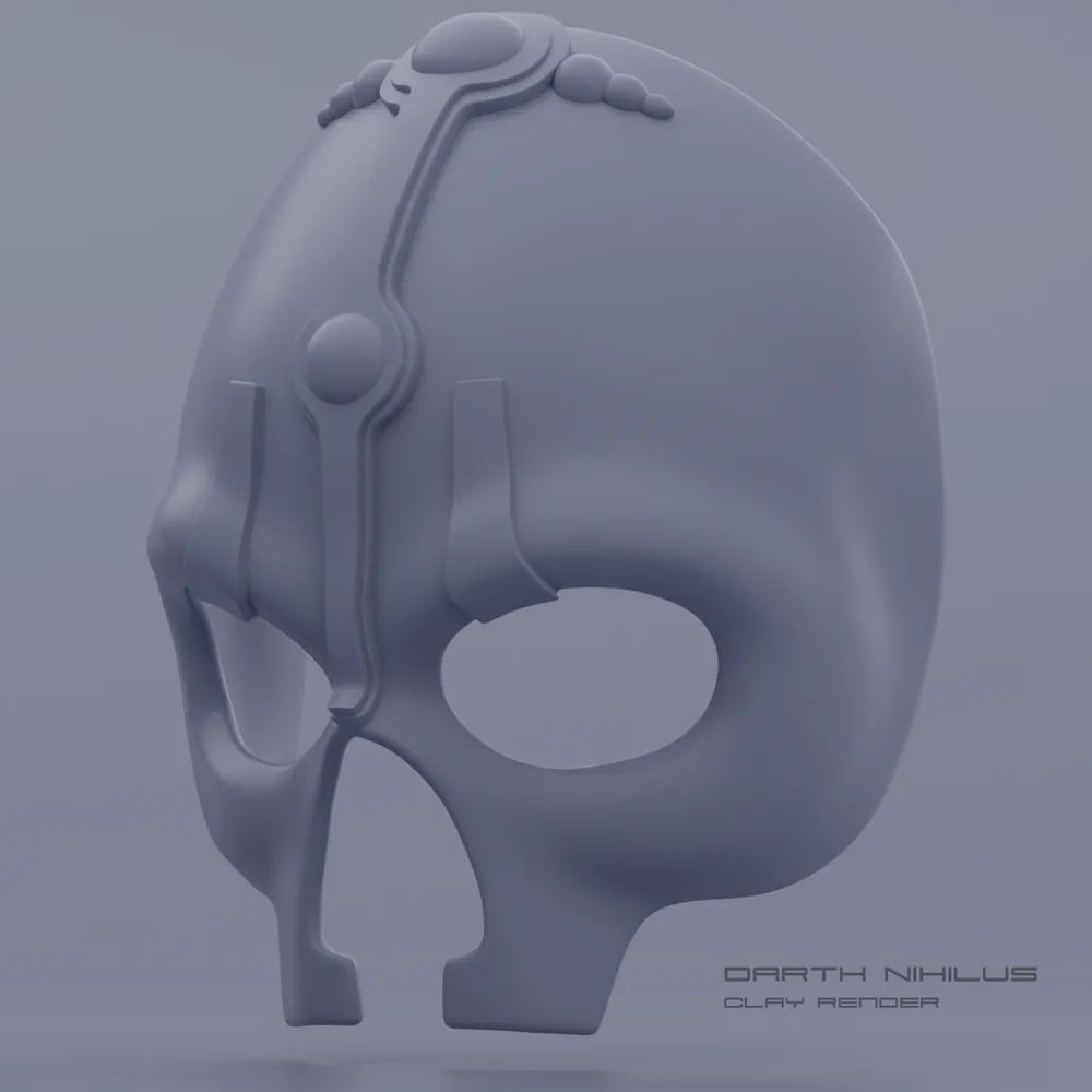 Darth Nihilus Mask, photo 4 of 4 - Darth Nihilus Mask Props & Cosplay