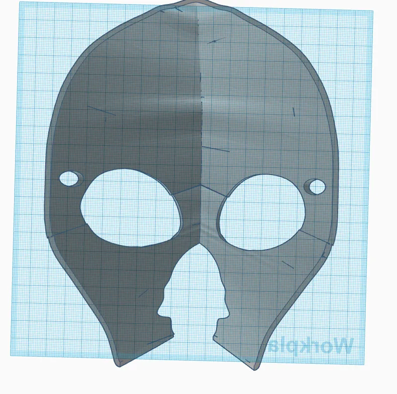 Darth Nihilus Mask with holes, photo 3 of 4 - Darth Nihilus Mask with holes Props & Cosplay