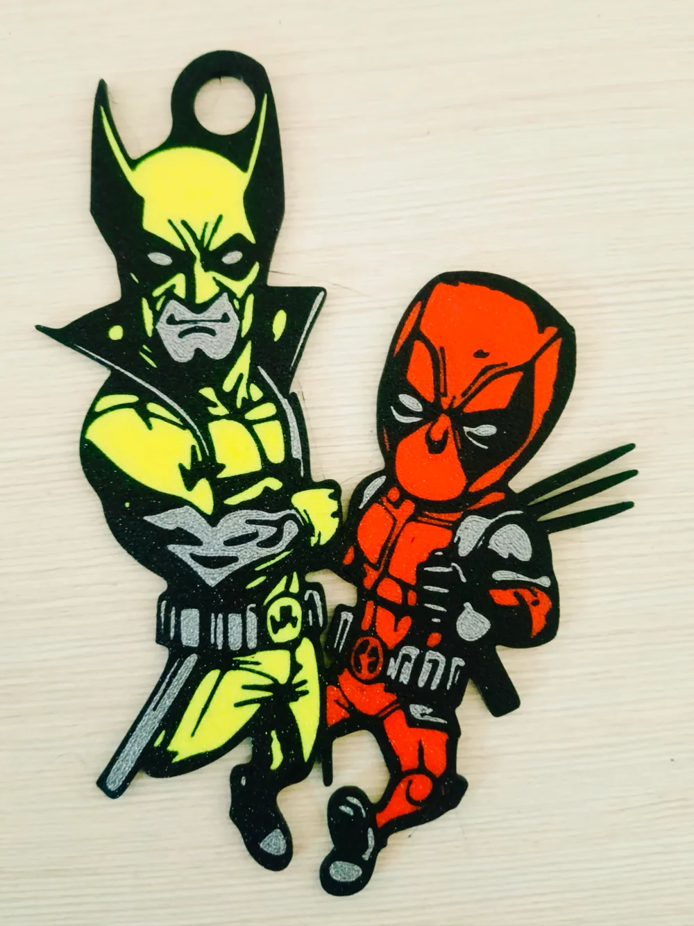 Deadpool & Wolverine - Keychain for backpack, photo 2 of 4 - Deadpool & Wolverine - Keychain for backpack Art