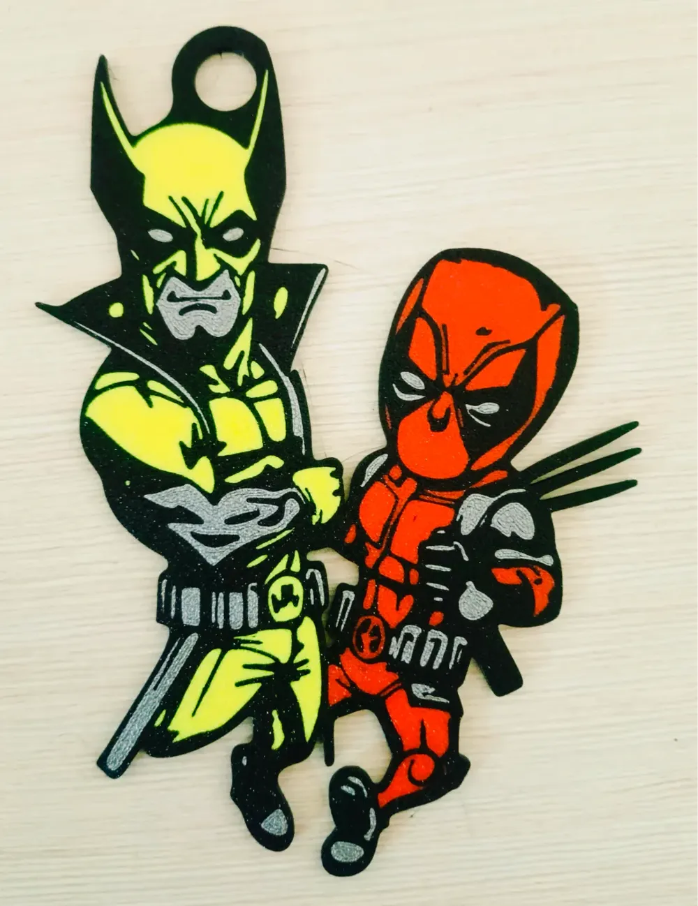 Deadpool & Wolverine - Keychain for backpack, photo 3 of 4 - Deadpool & Wolverine - Keychain for backpack Art