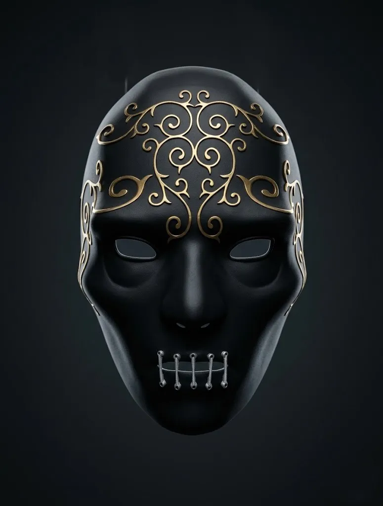 death eater mask, photo 2 of 4 - Skull & Horror Masks, harry