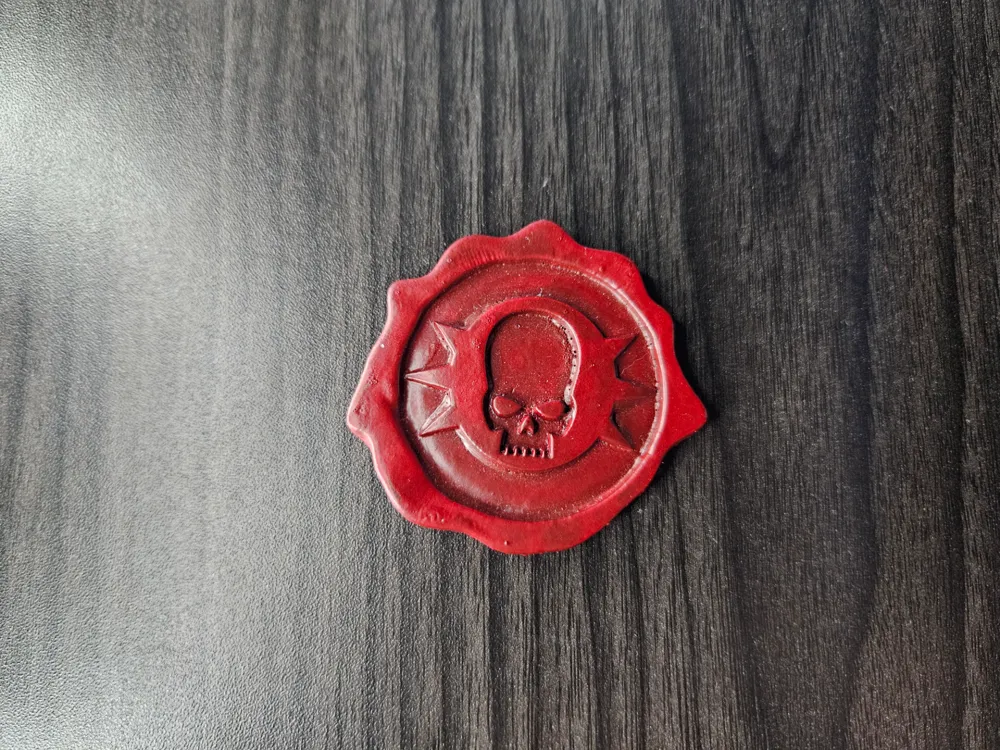 Death Guard Purity Seal, photo 3 of 4 - Death Guard Purity Seal Props & Cosplays