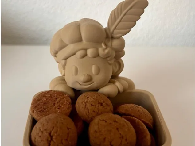 Decoratief Sint helper met Bakje voor lekkernij