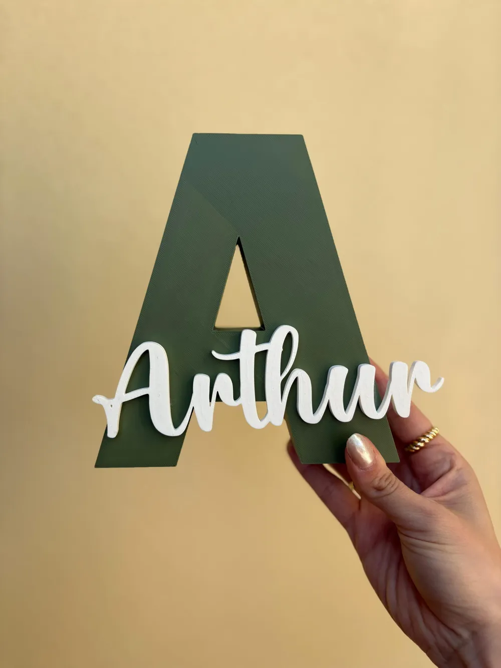 Decorative Name Sign - Customizable, photo 3 of 4 - Custom & Name Signs, Home Decor Items