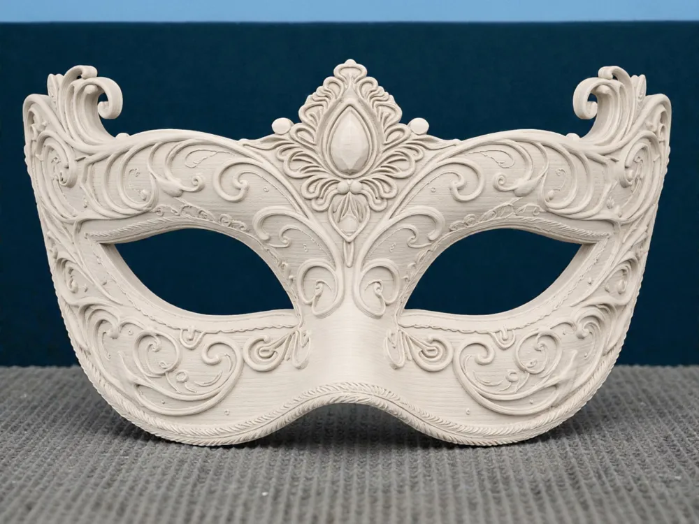 Maschera Veneziana Decorativa - Carnevale elegante, photo 3 of 4 - Maschera Veneziana Decorativa - Carnevale elegante Props & Cosplay