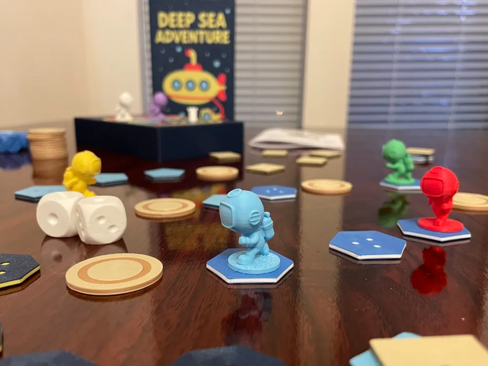 Deep Sea Adventure Board Game with Expansions