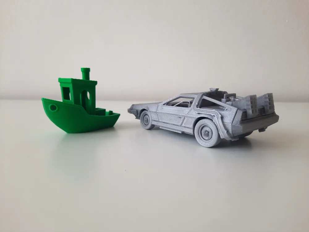 DeLorean DMC-12 (Back to the Future) - Kit card, photo 4 of 4 - DeLorean DMC-12 (Back to the Future) - Kit card Toys & Games