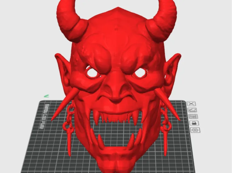 Demon oni Mask - Oni & Hannya Masks, in stock