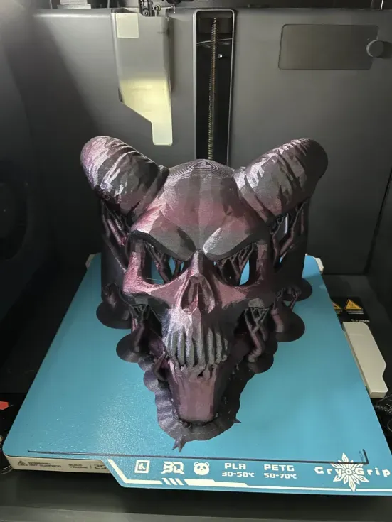 Demon skull mask, photo 3 of 4 - Skull Masks, design
